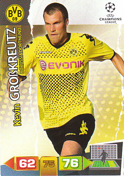 Kevin Grosskreutz Borussia Dortmund 2011/12 Panini Adrenalyn XL CL #78
